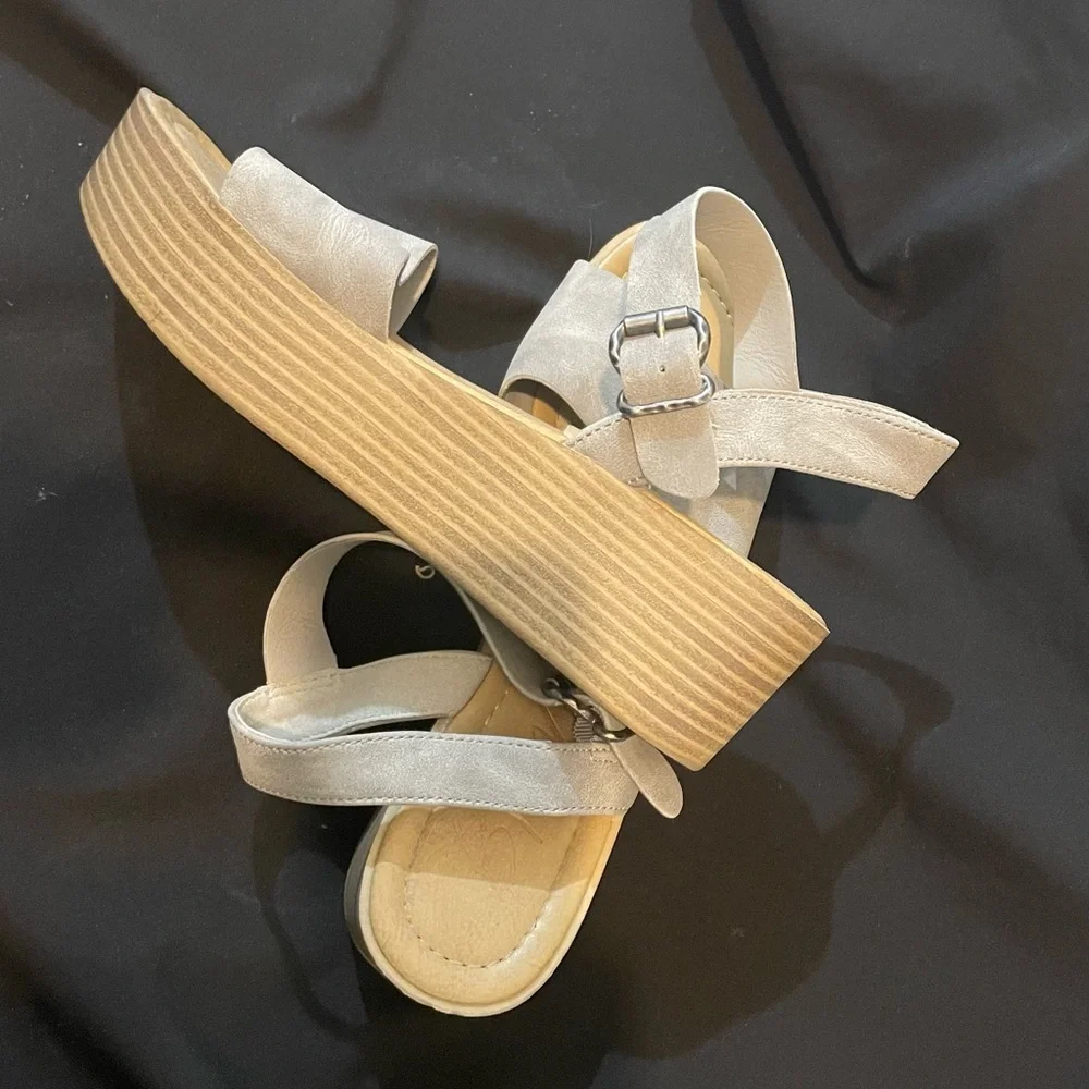 Blowfish Women's Sandals in Light Gray - Picture 3 of 5